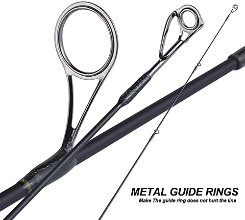 Sougayilang Ultralight Graphite Spinning Fishing Rod for Trout & Crappie