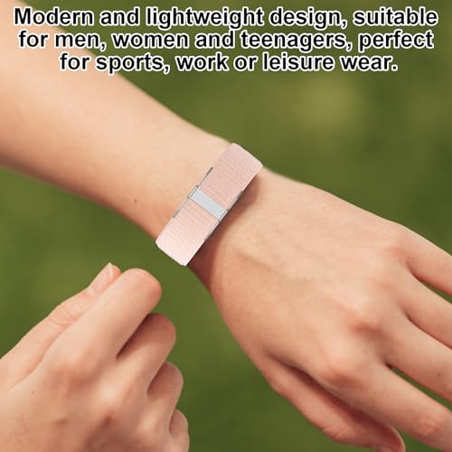 Adjustable Nylon Loop Replacement Strap for Hume Health Band - Apricot