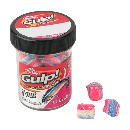 Trout Nuggets Dough Bait - Bomb Pop Color, Scented Soft Bait