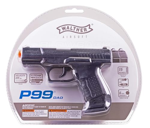Walther P99 Blowback CO2 Airsoft Gun - Black