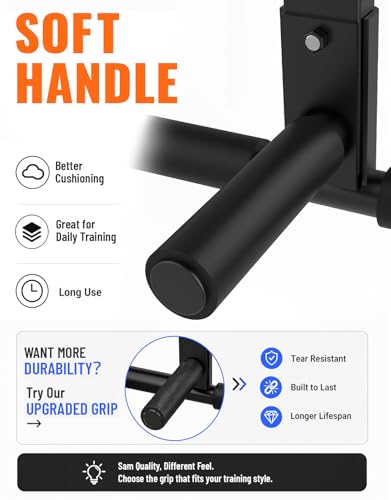 Joist Mount Pull Up Bar - Heavy Duty Steel, Max 440lbs, Standard Grip