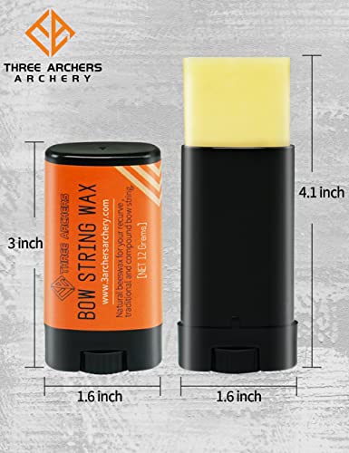 THREE ARCHERS Archery Bowstring Wax Recurve Bow Pure Natural Beeswax