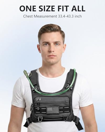Hydration Backpack with 2L Bladder - Lightweight Hiking Vest