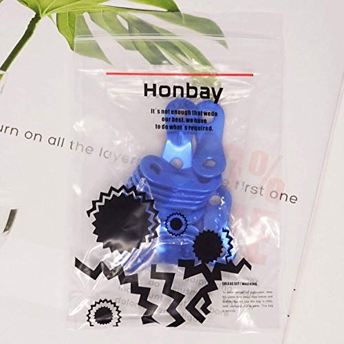 Aluminum Alloy Tent Rope Tensioners - 12 Pack, Blue