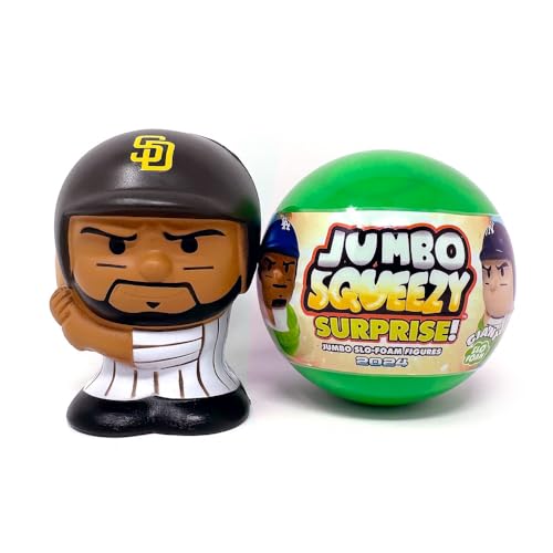 Party Animal 2024 MLB Jumbo Squeezy Surprise! 4'' Foam Player Figure
