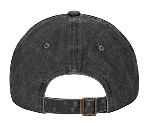 70th Birthday Baseball Cap for Women & Men - One Size Black Embroidery