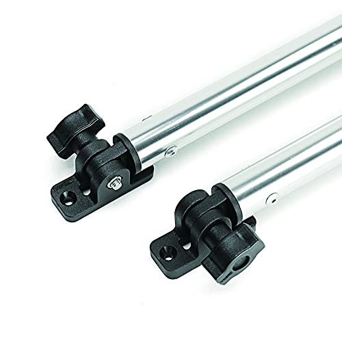 Savvycraft Bimini Top Rear Support Poles, 1" Aluminum 2 Poles & Hardware