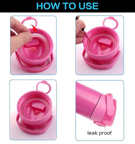 Replacement Rubber Seal for Thermos Funtainer 16oz Spout Bottle - 6Pcs