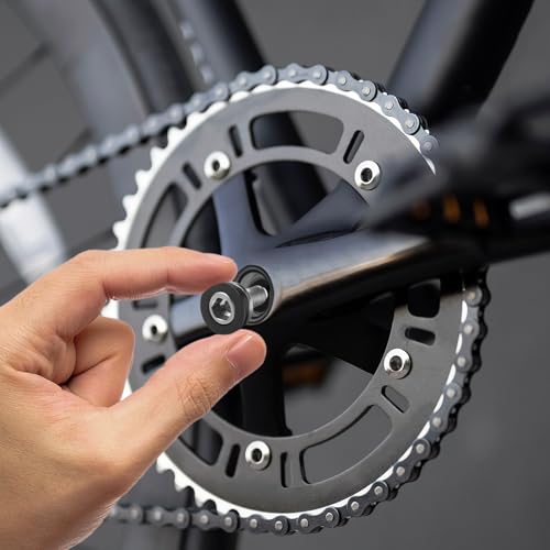 Bicycle Crank Arm Fixing Bolts - 6 Pcs M8 Crankset Screws