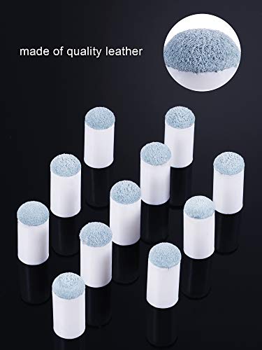 24 Pcs 13mm Slip-On Pool Cue Tips Replacement Kit with Box
