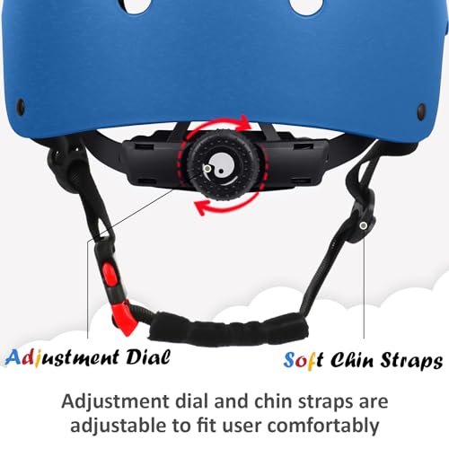 Adjustable Kids Bike Helmet - Multi-Sport Safety Gear for Ages 2-14