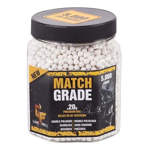 6mm Match Grade Airsoft BBs - 5,000 Count - One Size