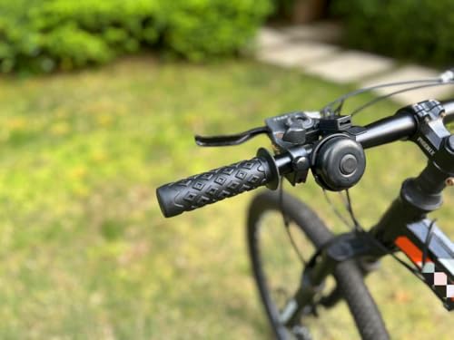 Non-Slip Rubber Handlebar Grips for Bikes - Black