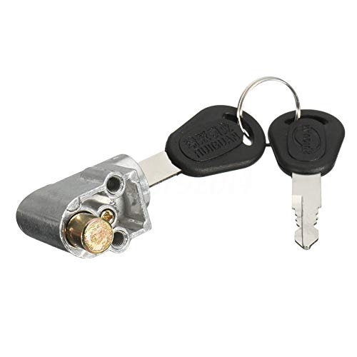 Portable Anti-Theft Key Lock - 15mm Lock Cylinder, Silver