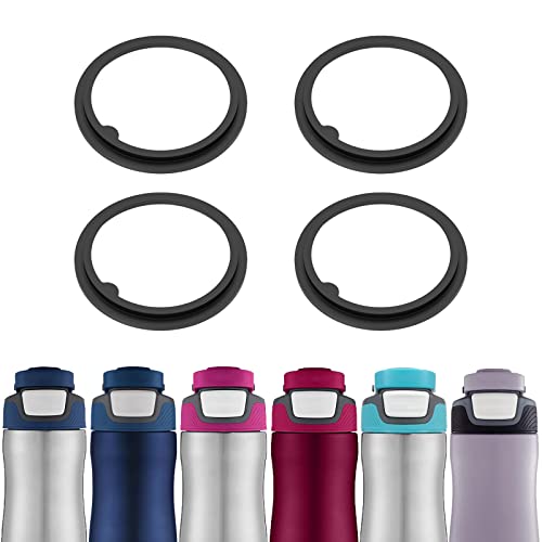 Replacement Silicone Gaskets for Contigo AUTOSEAL 24oz Bottle - 4 Pack