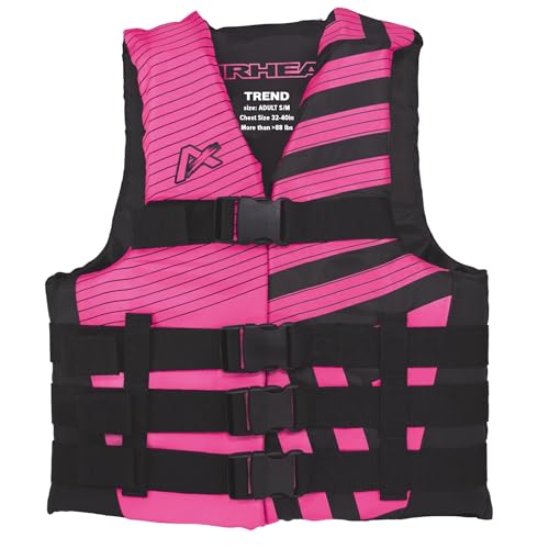 USCG Approved Life Jacket for Adults & Kids - Lightweight Watersports Vest