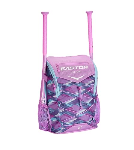 Easton MOXIE Backpack Equipment Bag – T-Ball/Rec/Travel, Pink