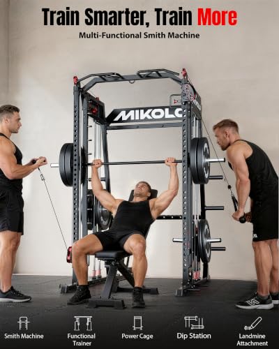 Smith Machine with LAT-Pull Down & Cable Crossover - Black M4 2.0 Ultra Package