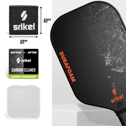 Pickleball Paddle Cleaner Eraser with Case - Black