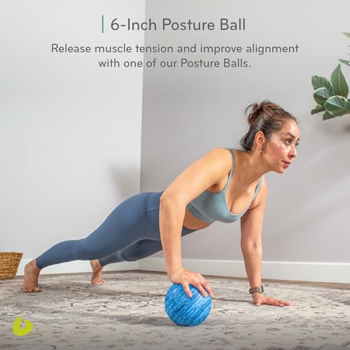 Posture Ball - 6-Inch EVA Foam Pilates Prop for Alignment