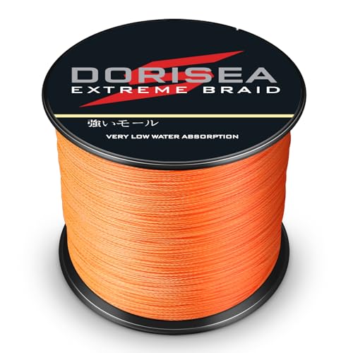 Braided Fishing Line - 100m/109Yards 10Lb Test - Orange