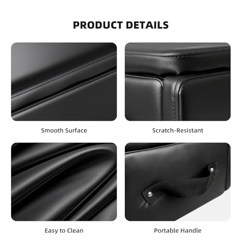 High-Density Foam Pilates Reformer Box - Non-Slip Accessory
