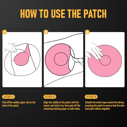 Dexcom G7 Over Patches - Waterproof Sensor Patch, 30 Pcs, Whispering Petals Design