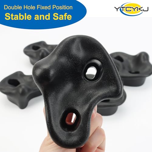 YTCYKJ 10PCS Large Rock Climbing Holds C for Indoor & Outdoor Climbing