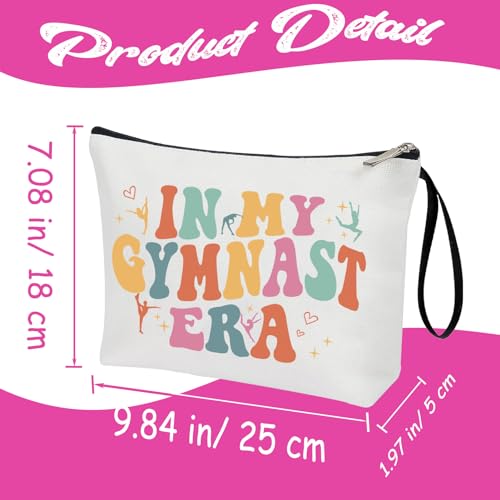 Gymnast Makeup Bag - Travel Cosmetic Organizer Pouch - 1 Pack