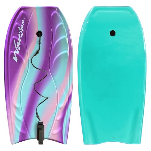 40-Inch Foam Bodyboard with Wrist Leash - Lavender