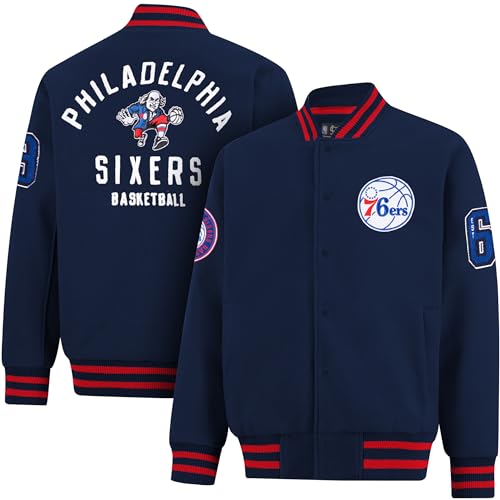 NBA Varsity Jacket - Philadelphia 76ers Large Team Color