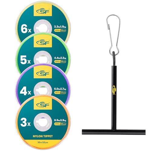Fly Fishing Tippet Line - 3X, 4X, 5X, 6X/30M Nylon Leader Line