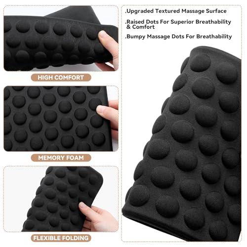 Black 5 Pack Lipo Foam Compression Boards with Massage Bubbles for Post-Op Recovery