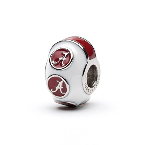 University of Alabama Charm - Stainless Steel Bead for Bracelets