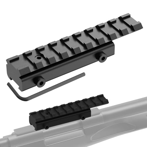 11mm Dovetail to 21mm Picatinny Rail Adapter - 9-Slot Scope Mount