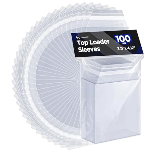 Top Loader Sleeves - 100 Packs of Durable Trading Card Protectors