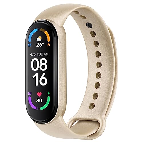 Amazfit Band 5 Replacement Bands - 3 Pack Soft Silicone Straps - Black, Rose Gold, Gold