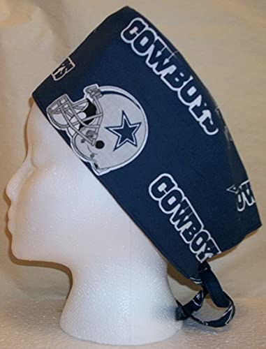 Scrub Hat in Sports Team Fabric - Handmade Cotton Cap