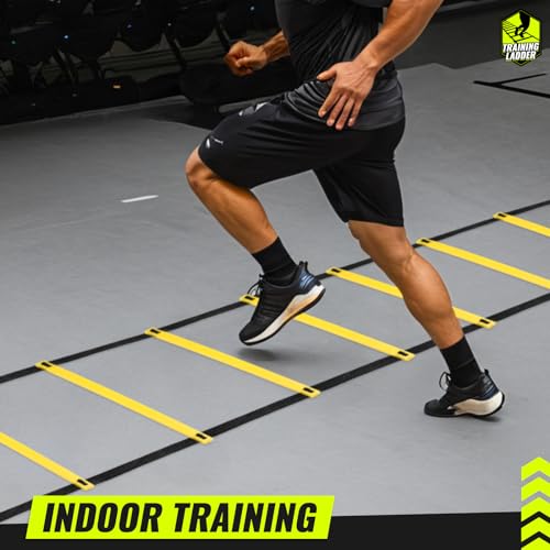 Agility Ladder for Speed Training - 13 Rungs, 23 Feet, Carry Bag