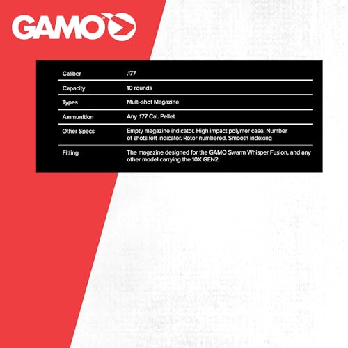 Gamo Swarm Fusion G2 10X GEN2 Quick-Shot Mag .177 Caliber