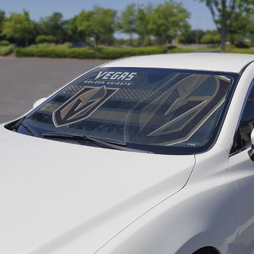 Windshield Sun Shade - Vegas Golden Knights - 59" x 29.5"