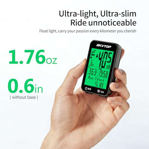 Wireless GPS Bike Computer with 2.4" Screen - Standard Mount
