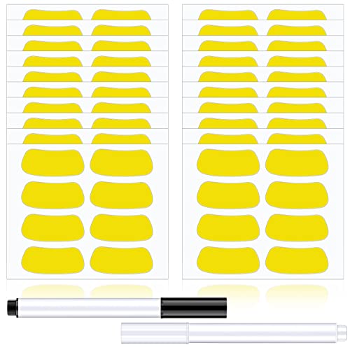 160 Pcs Sports Eye Stickers - Baseball Eye Strips - Yellow