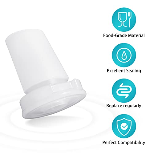 Silicone Water Bottle Mouthpiece Replacement - 4 Pack