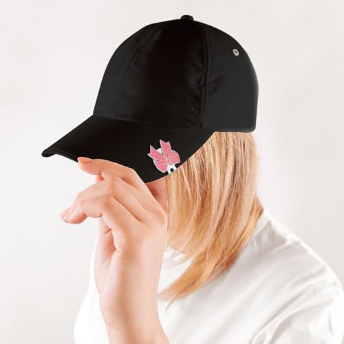 Magnetic Golf Ball Marker Hat Clip - Pink Bow Design