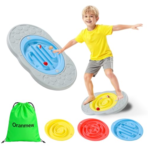 Kids 2-in-1 Maze Balance Board with Bag - Sensory Training Toy