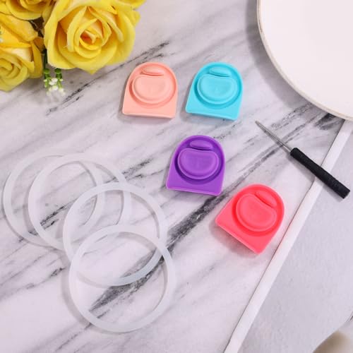 Silicone Replacement Stoppers & Seal Rings for Owala Bottles - 8 Pack