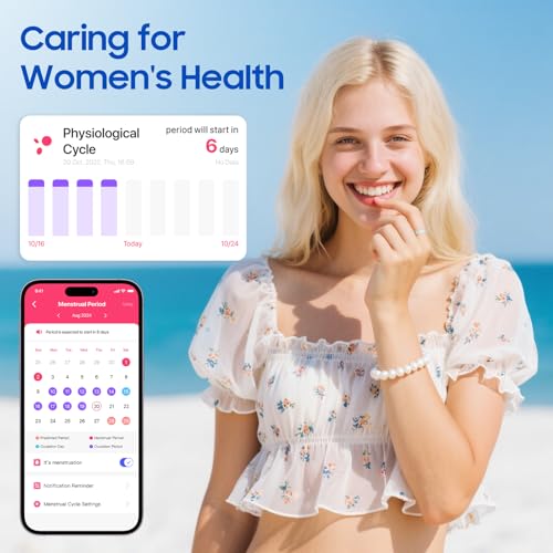Smart Health Ring with Sleep & Fitness Monitoring - Waterproof Tracker for Men & Women