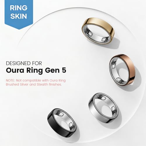 Ultra-Thin Clear Protective Skin Cover for Oura Ring 5 - Size 9