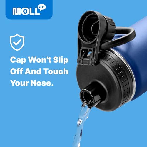 Spout Replacement Lid for Hydro Flask & Takeya Wide Mouth Water Bottles - BPA Free